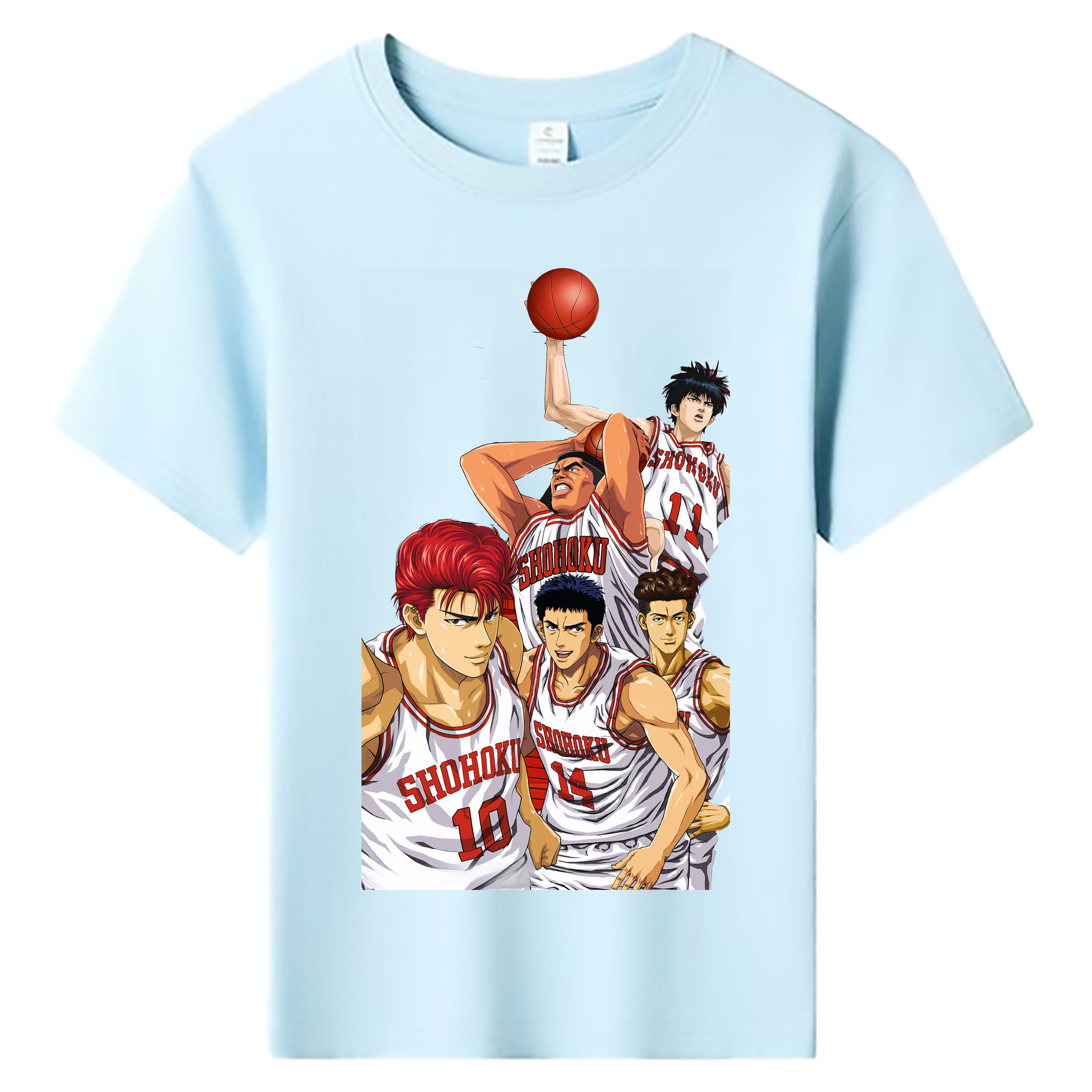 （画像用） SLAM DUNK／スラムダンク 綿100％キッズTシャツ（フロントプリント）